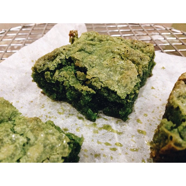 Matcha Brownies By Gisellawsum Quick Easy Recipe The Feedfeed