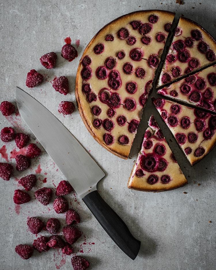 Vegan Cheesecake With Raspberries Recipe The Feedfeed