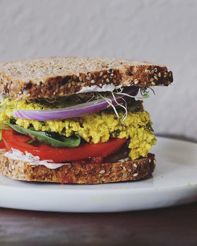 Eggless Egg Salad Sandwich Recipe The Feedfeed