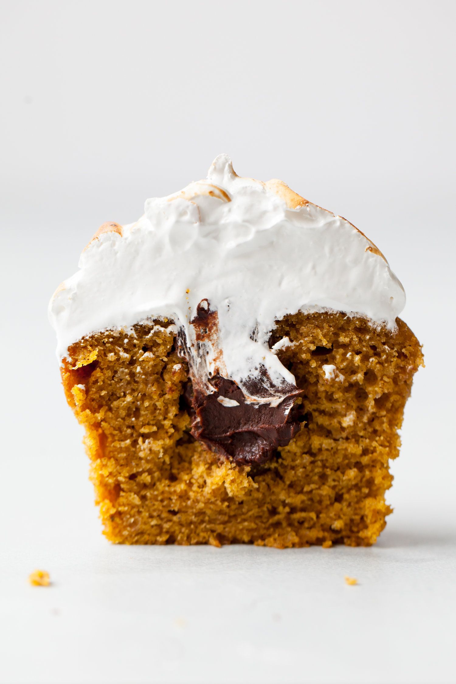 Toasted S Mores Pumpkin Cupcakes Recipe The Feedfeed