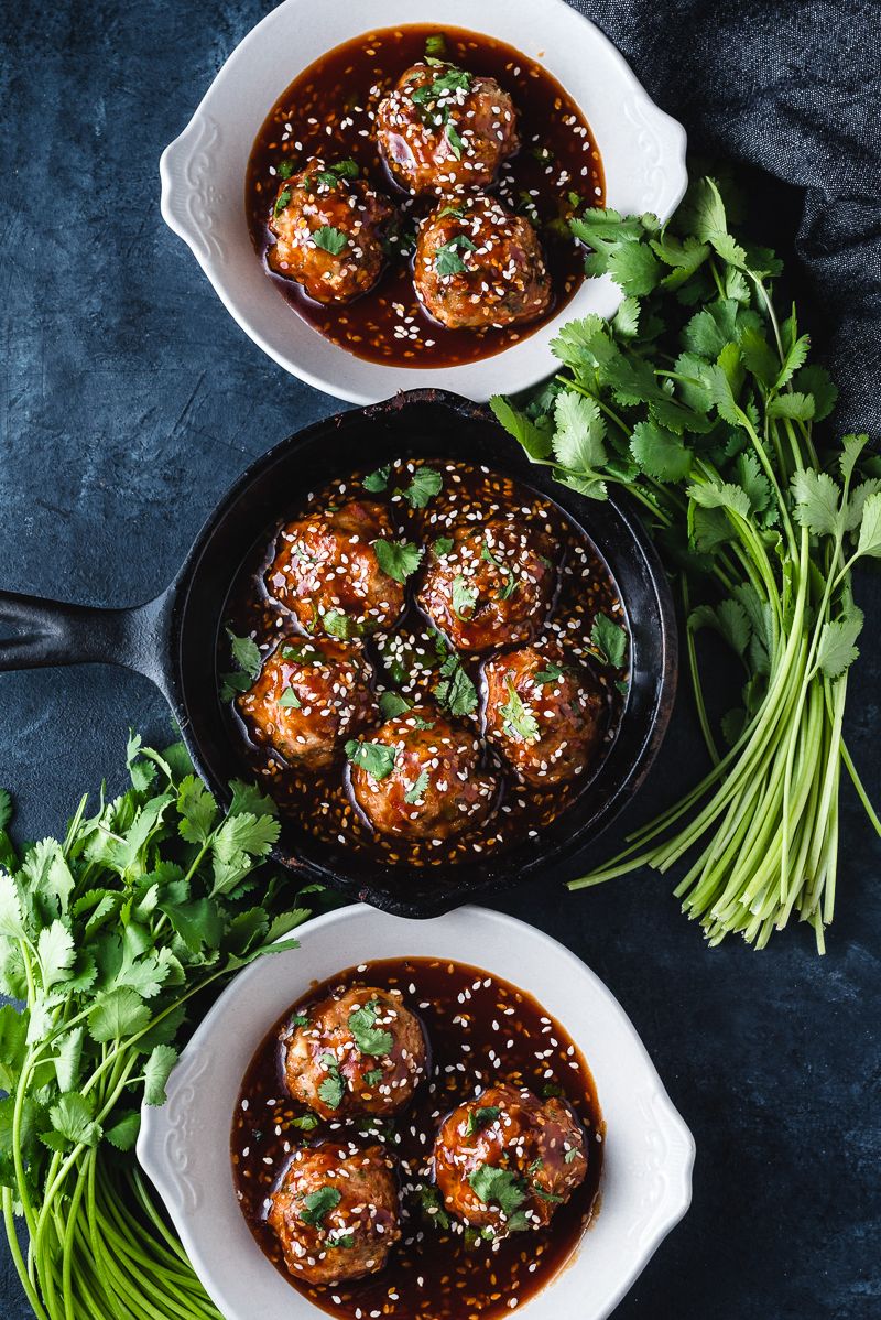 Baked Saucy Chicken Meatballs Recipe The Feedfeed