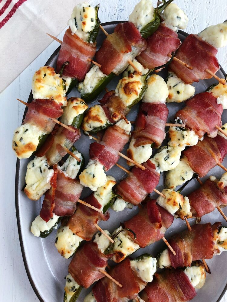 Bacon Wrapped Jalapeno Poppers Video Recipe The Feedfeed