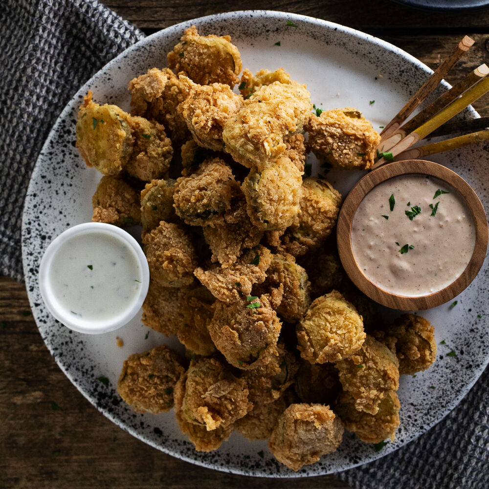 Crispy Fried Pickles Recipe The Feedfeed