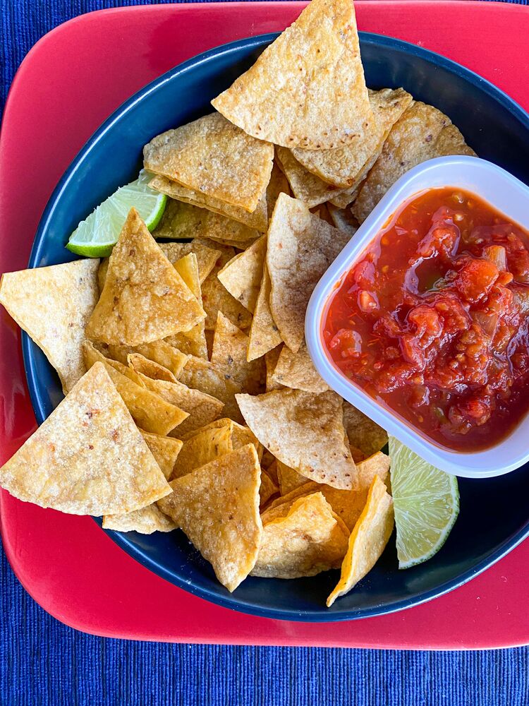 Healthier Baked Tortilla Chips Recipe The Feedfeed