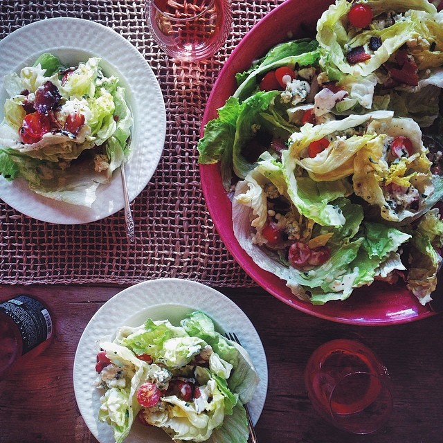 deconstructed wedge salad