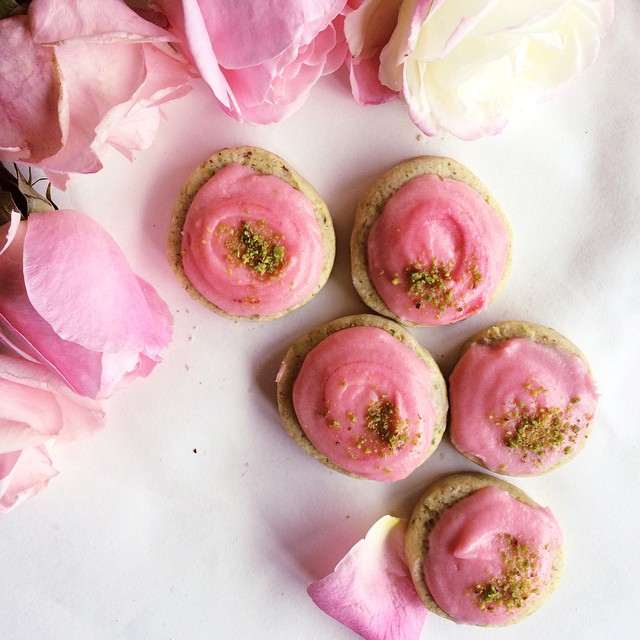 Rose Cream Pistachio Cookies by bulutagaci Quick & Easy Recipe The