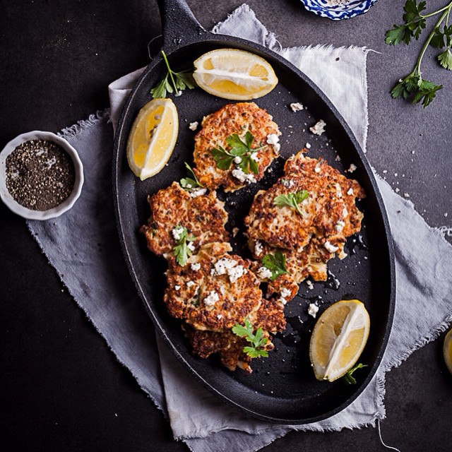 Crispy Cauliflower & Feta Fritters by alidaryder Quick & Easy Recipe