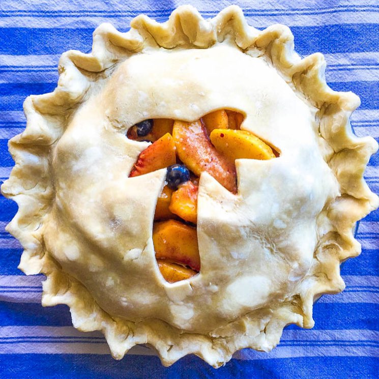 Peach Blueberry Pie Recipe By Jenna Larsson The Feedfeed