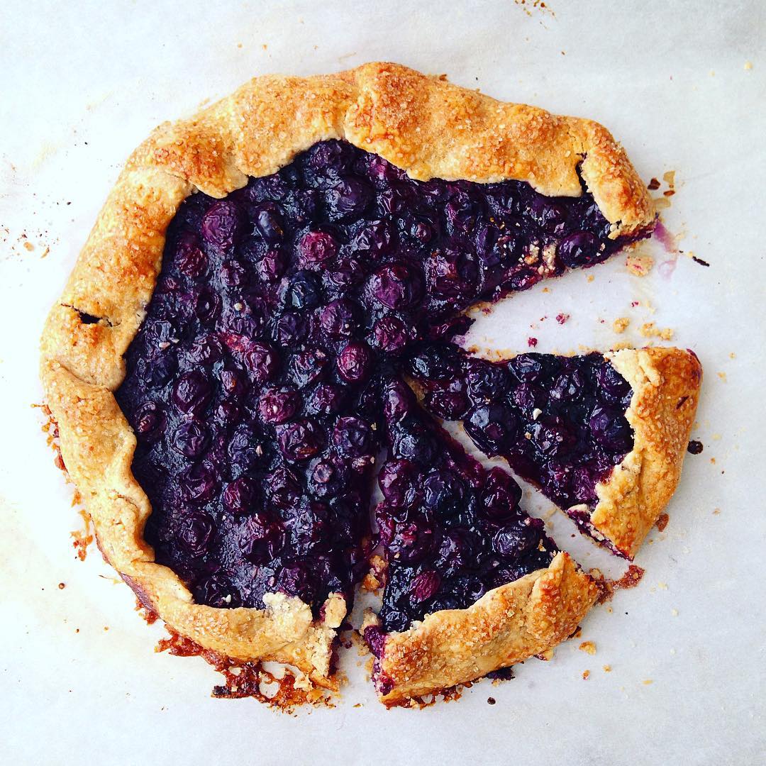Rustic Blueberry Mascarpone Galette Recipe By Vy Tran The Feedfeed