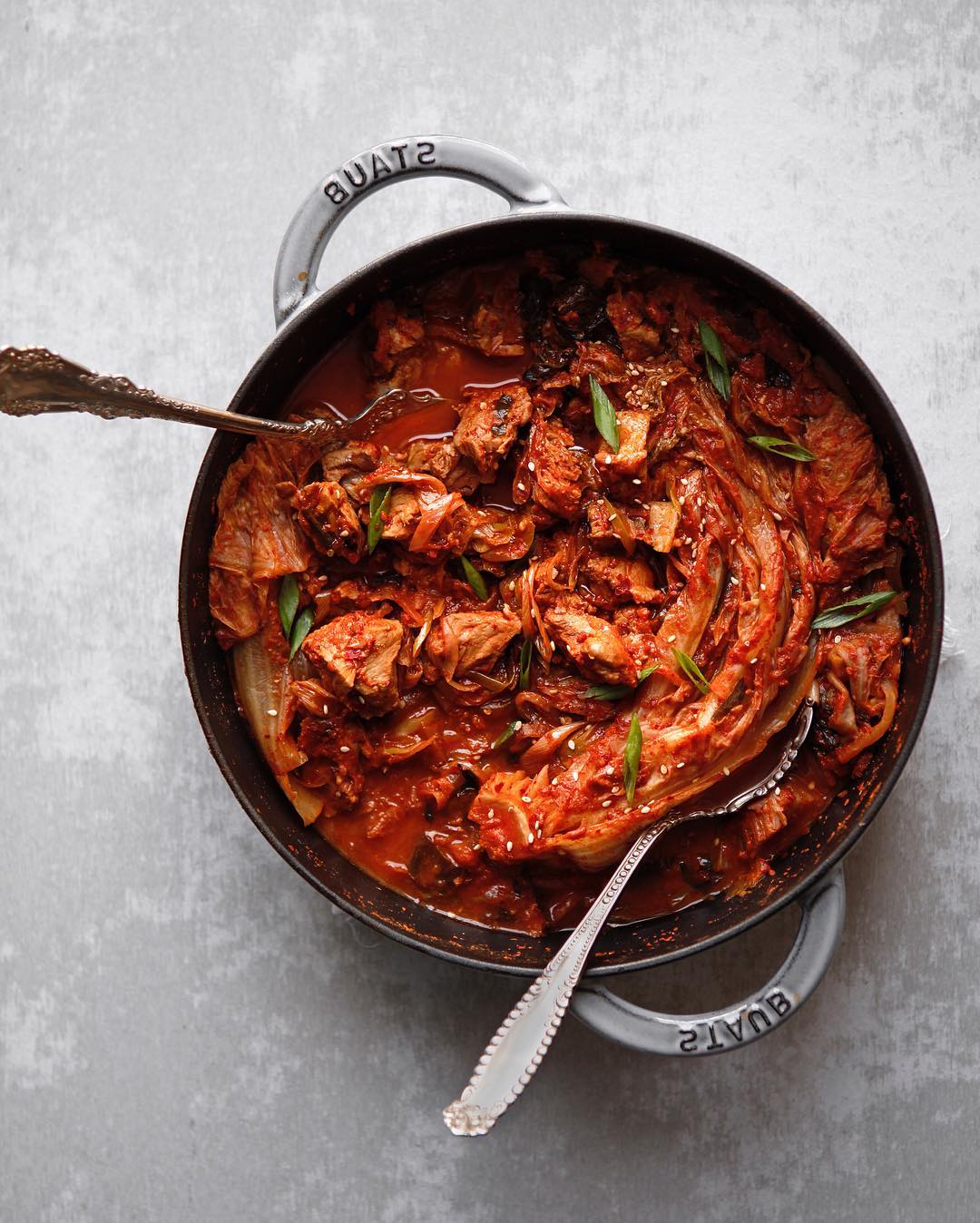 Braised Kimchi And Pork Stew Recipe | The Feedfeed
