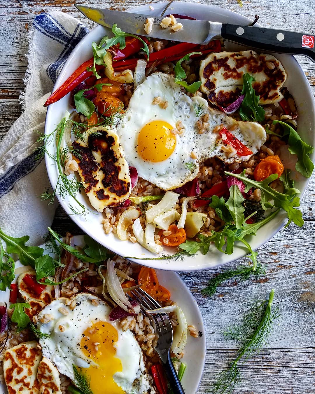 Farro and Fried Egg Breakfast Bowls The Feedfeed