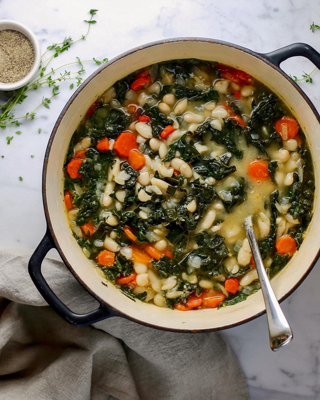 Tuscan White Bean Kale Soup Recipe The Feedfeed