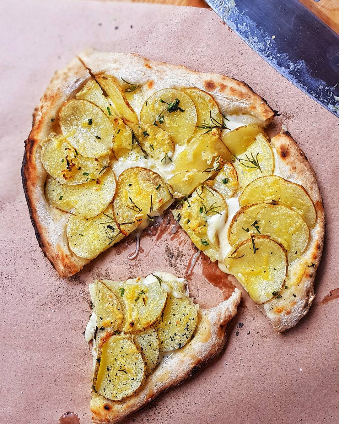 Cheesy Potato Pizza Recipe The Feedfeed