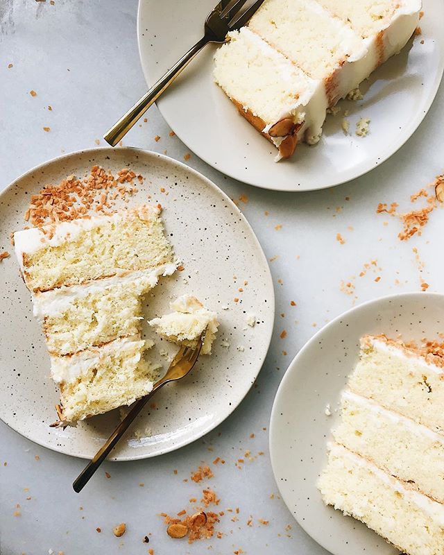 Coconut Almond Cake by katie_clova Quick & Easy Recipe The Feedfeed