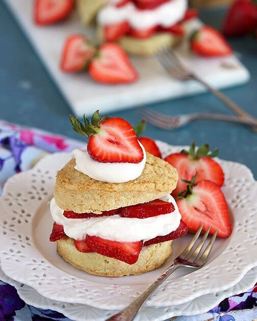 Strawberries and Cream Charlotte Cake by curlygirlkitchen, Quick & Easy  Recipe