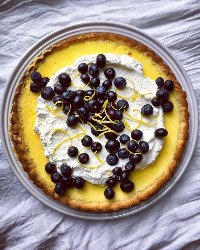 Lemon Poppy Seed Shortbread Tart Recipe The Feedfeed