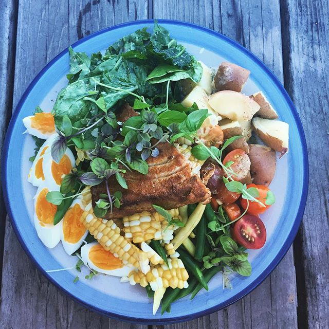 Harissa Roasted Tuna With Niçoise And Sweet Corn Recipe