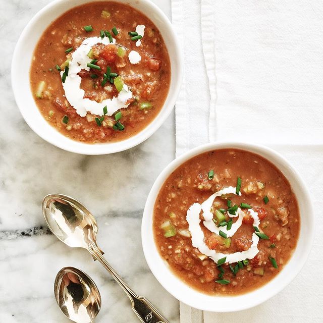 Classic Gazpacho by foodiecrush | Quick & Easy Recipe | The Feedfeed