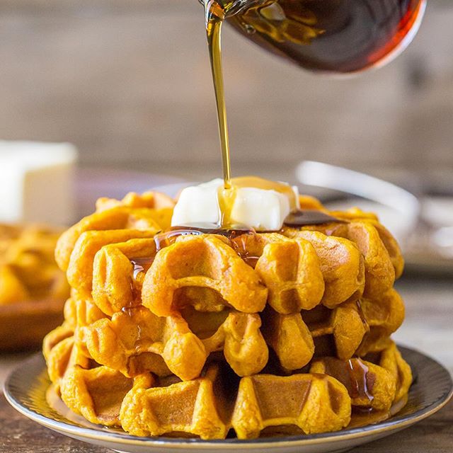Pecan Waffle Sticks with a Toffee Dipping Sauce - London Mums Magazine