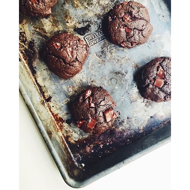 Flourless Chocolate & Hazelnut Cookies With Sea Salt by ambitiouskitchen Quick & Easy Recipe