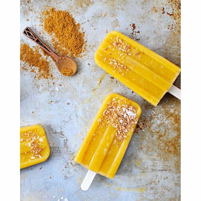 Curry Cantaloupe Popsicles With Coconut Honey Recipe By Emily The Pig Quill The Feedfeed