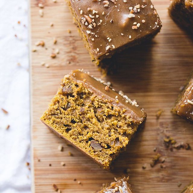 Pumpkin Spice Snack Cake With Cloves, Cinnamon, Nutmeg & Maple Glaze Recipe The Feedfeed