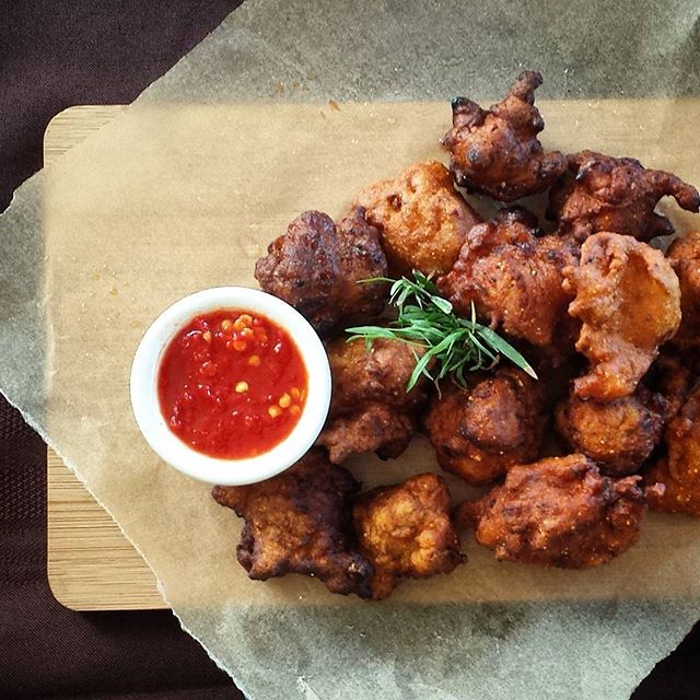 Corn And Clam Fritters With Tarragon Recipe | The Feedfeed