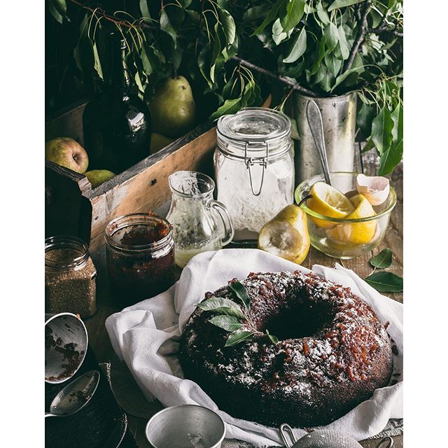 Pear Bundt Cake With Quince Jam Glaze Recipe | The Feedfeed