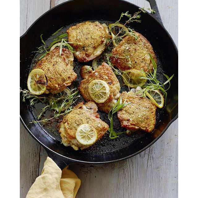 Lemon Herb Chicken Thighs With Thyme & Tarragon Recipe The Feedfeed