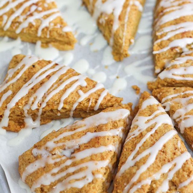 Pumpkin Spice Scones With Whipped Cream recipe by Maya Yunos ?? | The ...