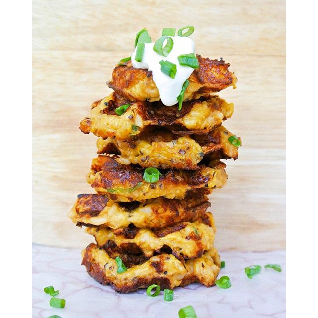 Crispy Spaghetti Squash, Quinoa And Scallion Fritters Recipe The Feedfeed