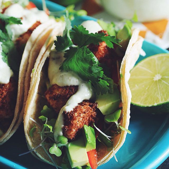 Spiced Butternut Squash Tacos With Jalapeno Ranch Recipe | The Feedfeed