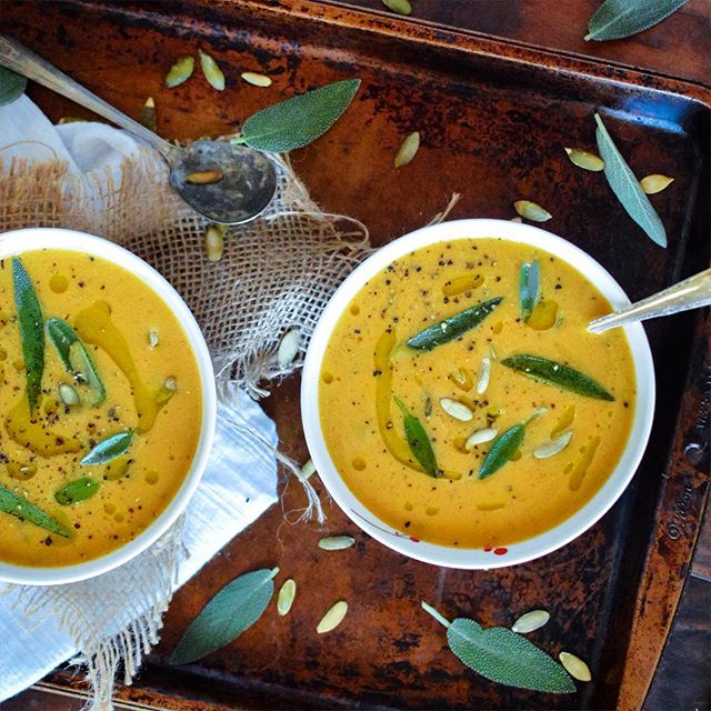 Sage Pumpkin Soup by thenaturalnurturer | Quick & Easy Recipe | The ...