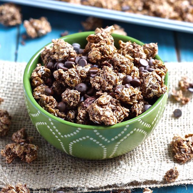 Chocolate Coconut Granola Clusters Recipe The Feedfeed
