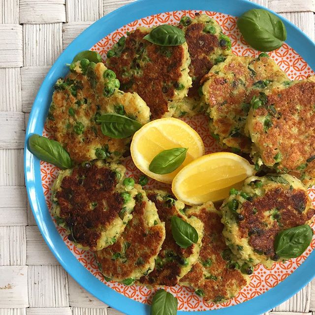 Zucchini, Pea And Haloumi Fritters recipe The Feedfeed Zucchini, Pea And Haloumi Fritters recipe The Feedfeed