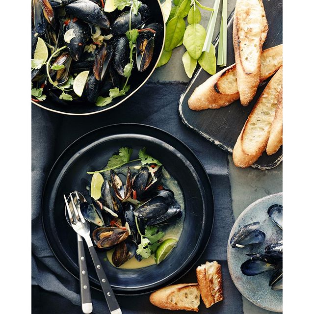 Coconut Green Curry Mussels The Feedfeed