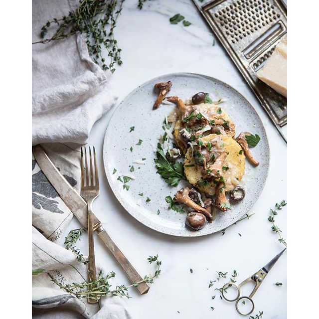 Wild Mushroom Ragu With Pan Fried Polenta by local_milk Quick & Easy