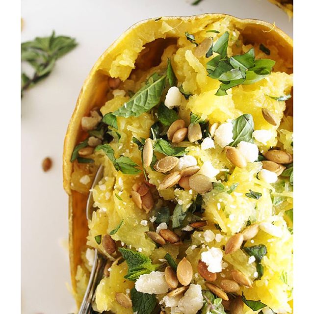 Brown Butter Herbed Stripetti Squash With Oregano, Basil & Mint Recipe 