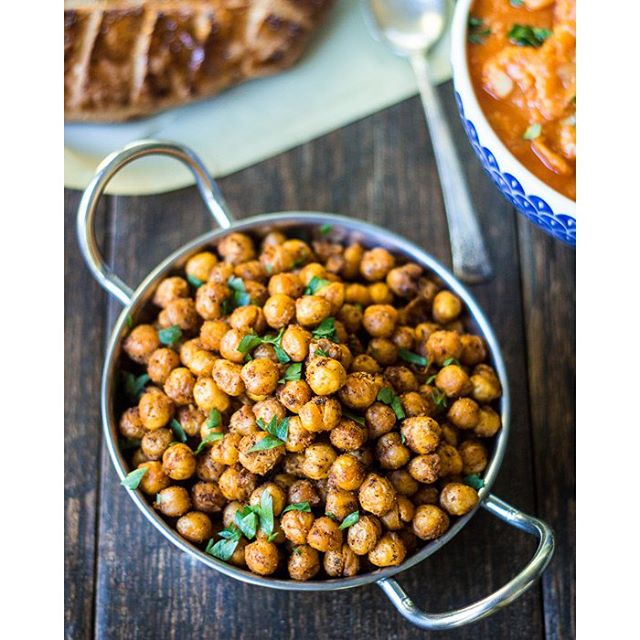 Sumac Roasted Chickpeas Recipe The Feedfeed