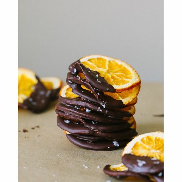 Chocolate-Dipped Dried Orange Slices • Beautiful Ingredient