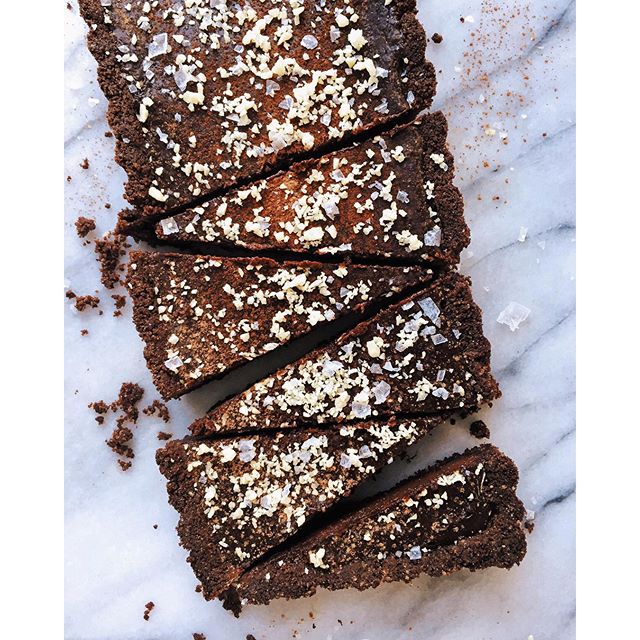Spicy Dark Chocolate Graham Cracker Tart by themodernproper Quick & Easy Recipe The Feedfeed