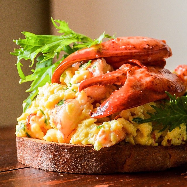 Lobster Soft Scrambled Eggs With Chives Recipe The Feedfeed