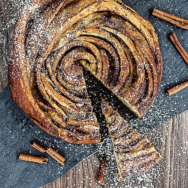 Giant Cinnamon Roll With Potato Dough Recipe The Feedfeed