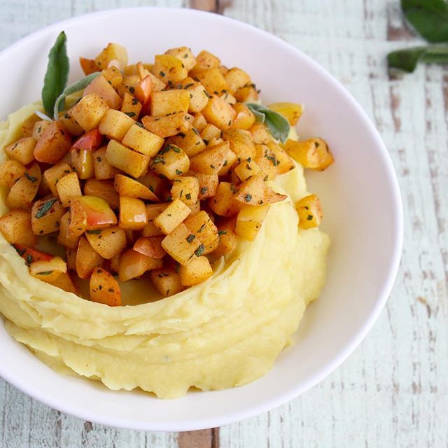 Sweet Potato Puree With Apples And Sage by zenbelly Quick & Easy Recipe The Feedfeed