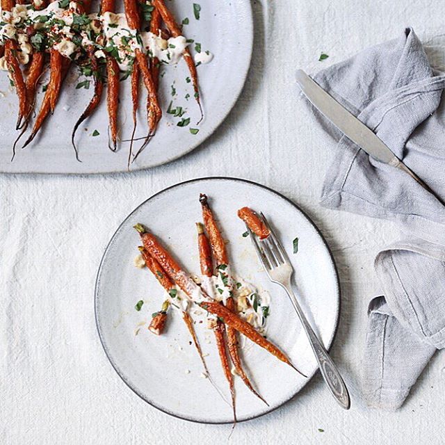 Honey Roasted Carrots With Spiced Yogurt, Sumac & Hazelnuts Recipe
