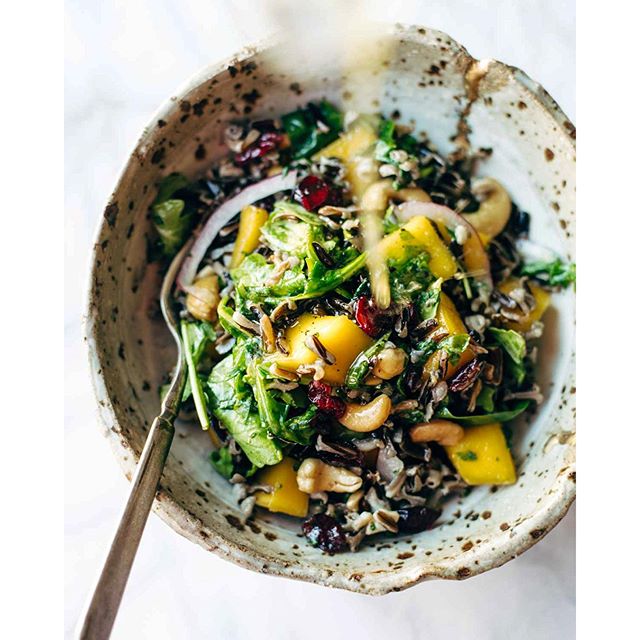 Wild Rice Salad With Lemon Dressing Recipe The Feedfeed