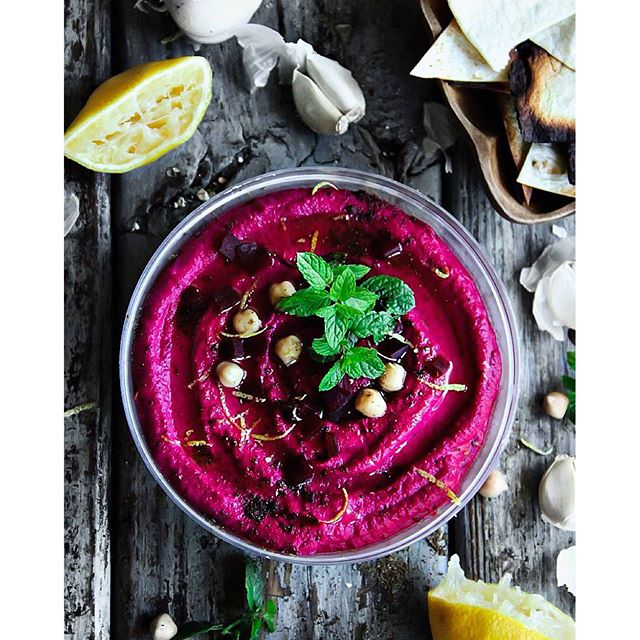 Beet Hummus by sandraseasycooking Quick & Easy Recipe The Feedfeed