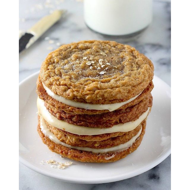 Gingerbread Spiced Oatmeal Cream Pies Recipe The Feedfeed