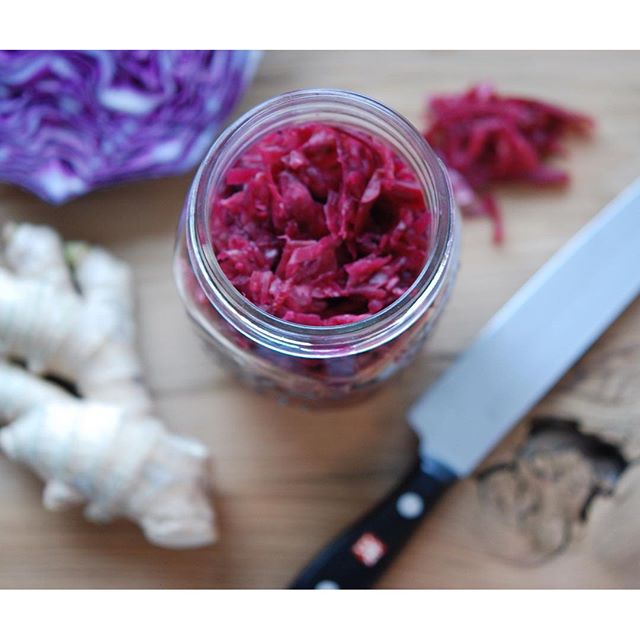 Red Cabbage, Beet And Ginger Sauerkraut Recipe The Feedfeed