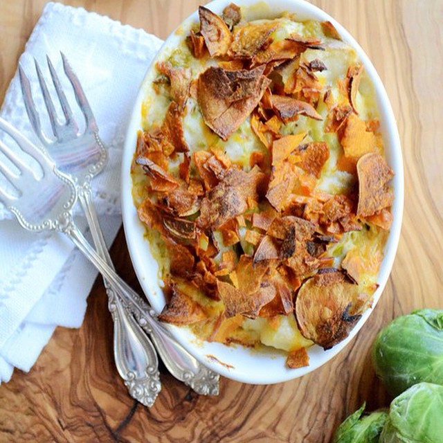 Potato, Leek And Brussels Sprouts Casserole by abayinthecity Quick